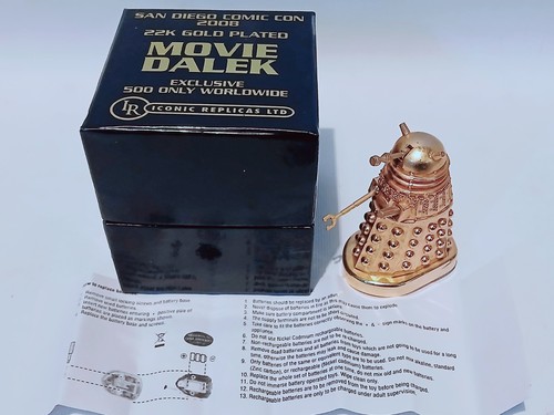 Micro talking dalek 22k gold - dalek,